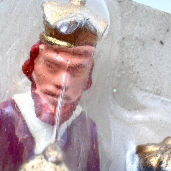 1973 Walco Wise Men Panorama Ornament Christmas Figurines Hand-Painted 3 Pc - Picture 6 of 7